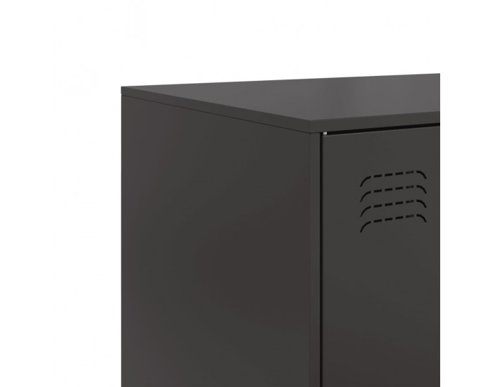 Sonata H Бюфет, черен, 99x39x73 см, стомана