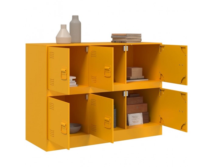 Sonata H Бюфет, горчица жълто, 99x39x73 см, стомана