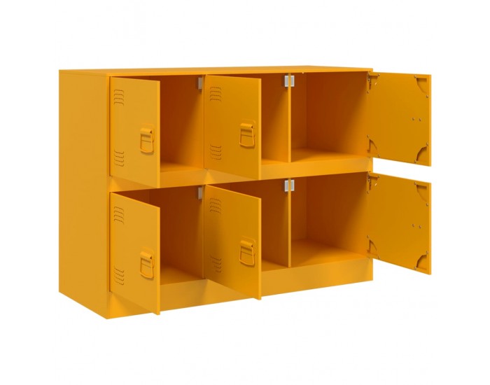 Sonata H Бюфет, горчица жълто, 99x39x73 см, стомана