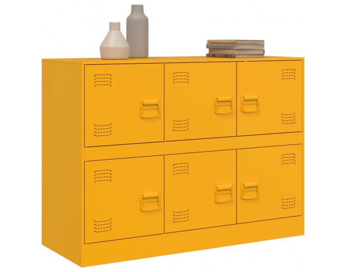 Sonata H Бюфет, горчица жълто, 99x39x73 см, стомана