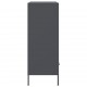 Sonata H Висок шкаф, антрацит, 68x39x101,5 см, стомана