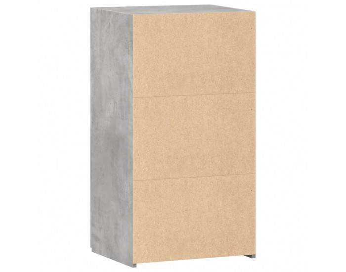 Sonata H Бюфет, бетонно сив, 50x42,5x93 см, инженерно дърво