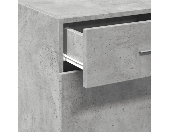 Sonata H Бюфет, бетонно сив, 50x42,5x93 см, инженерно дърво