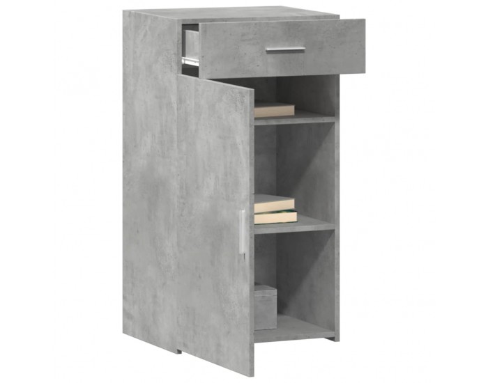 Sonata H Бюфет, бетонно сив, 50x42,5x93 см, инженерно дърво
