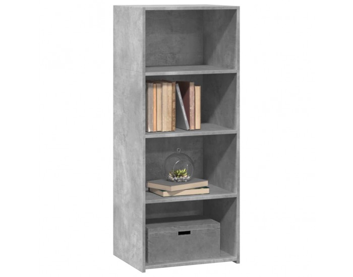 Sonata H Висок шкаф, бетонно сив, 50x41x124 см, инженерно дърво