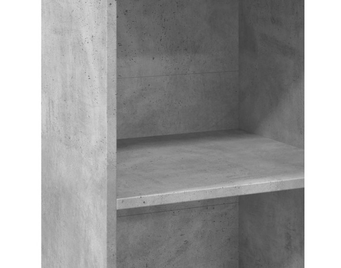 Sonata H Висок шкаф, бетонно сив, 50x41x124 см, инженерно дърво