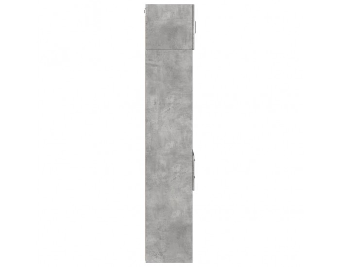 Sonata H Тесен шкаф, бетонно сив, 45x42,5x225 см, инженерно дърво Sonata H Тесен шкаф, бетонно сив, 45x42,5x225 см, инженерно дърво