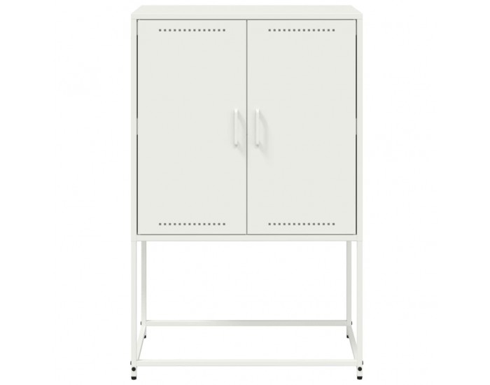 Sonata H Висок шкаф, бял, 68,5x38,5x107 см, стомана
