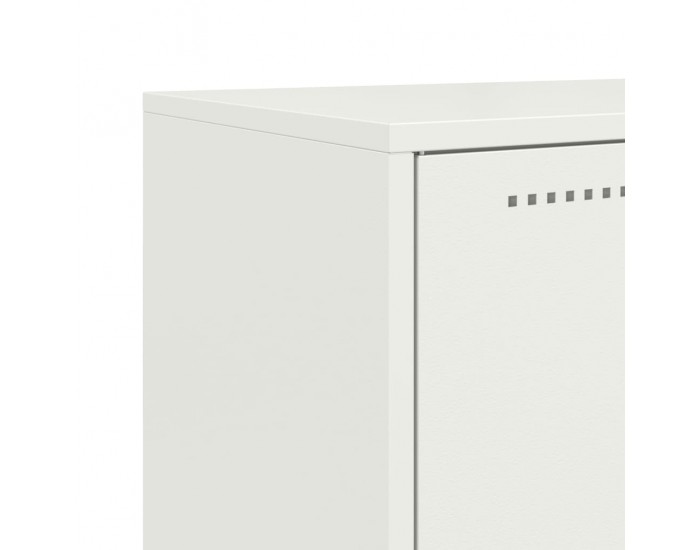 Sonata H Висок шкаф, бял, 68,5x38,5x107 см, стомана