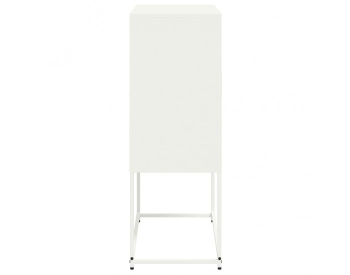 Sonata H Висок шкаф, бял, 68,5x38,5x107 см, стомана