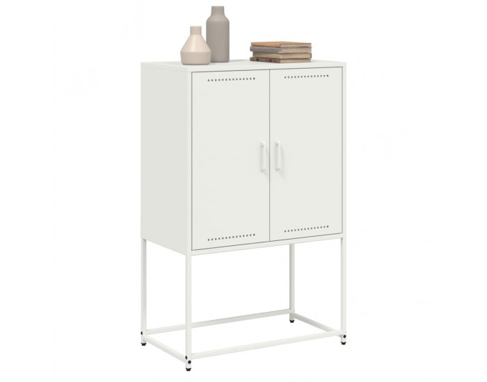 Sonata H Висок шкаф, бял, 68,5x38,5x107 см, стомана