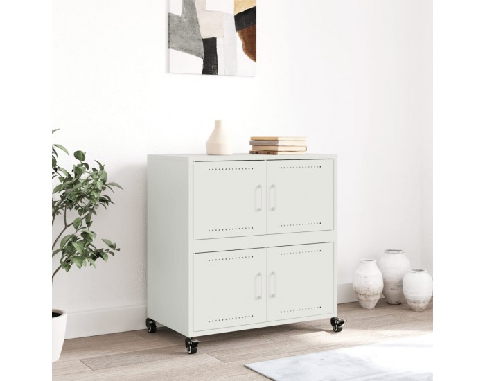 Sonata H Бюфет, бял, 68x39x72 см, стомана