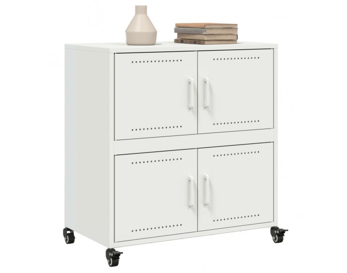 Sonata H Бюфет, бял, 68x39x72 см, стомана