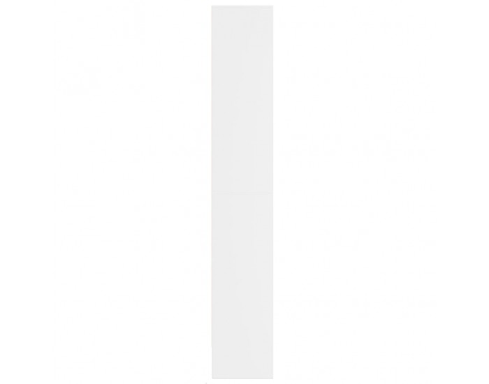 Sonata H Висок шкаф с LED, бял, 69x32,5x200 см, инженерно дърво