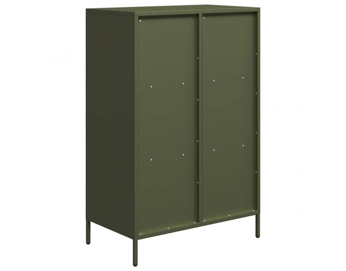 Sonata H Висок шкаф, маслиненозелен, 68x39x103,5 см, стомана