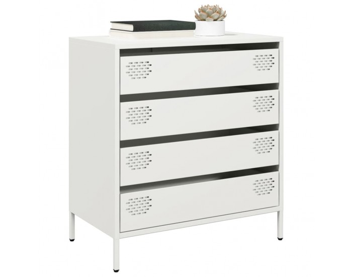 Sonata H Бюфет, бял, 68x39x73,5 см, студеновалцувана стомана