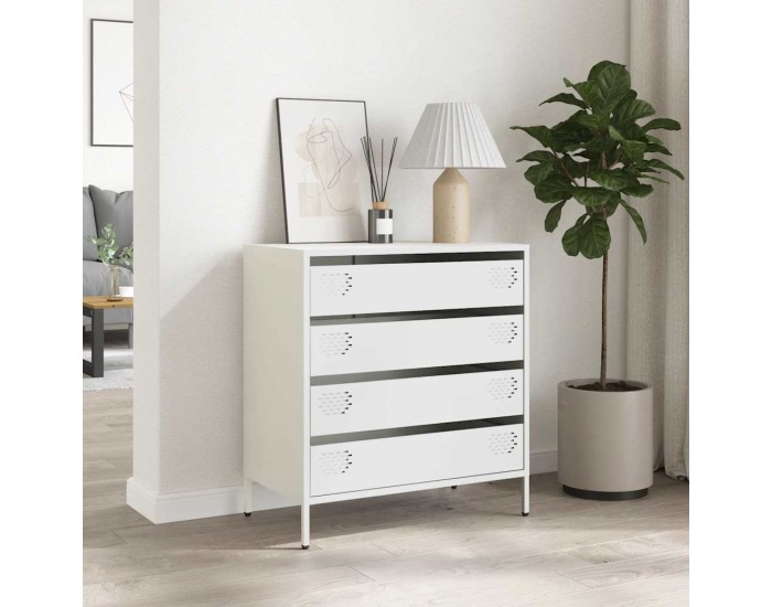 Sonata H Бюфет, бял, 68x39x73,5 см, студеновалцувана стомана