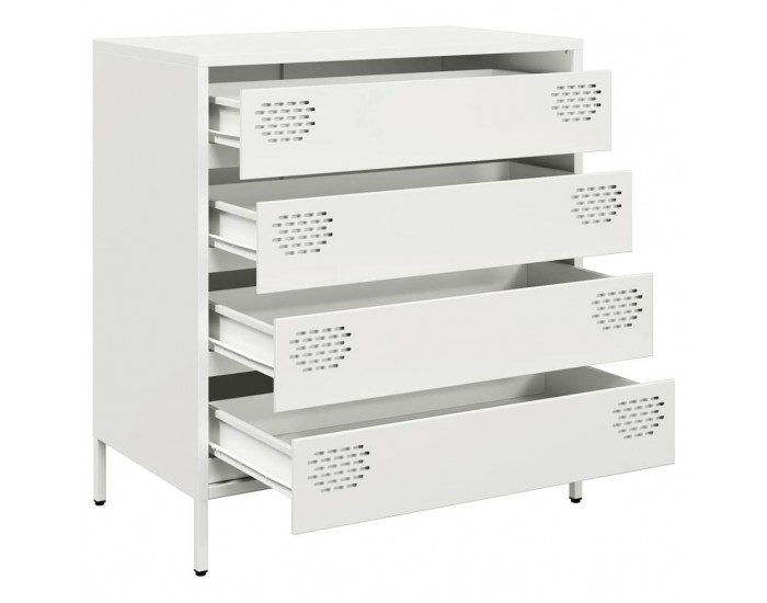 Sonata H Бюфет, бял, 68x39x73,5 см, студеновалцувана стомана