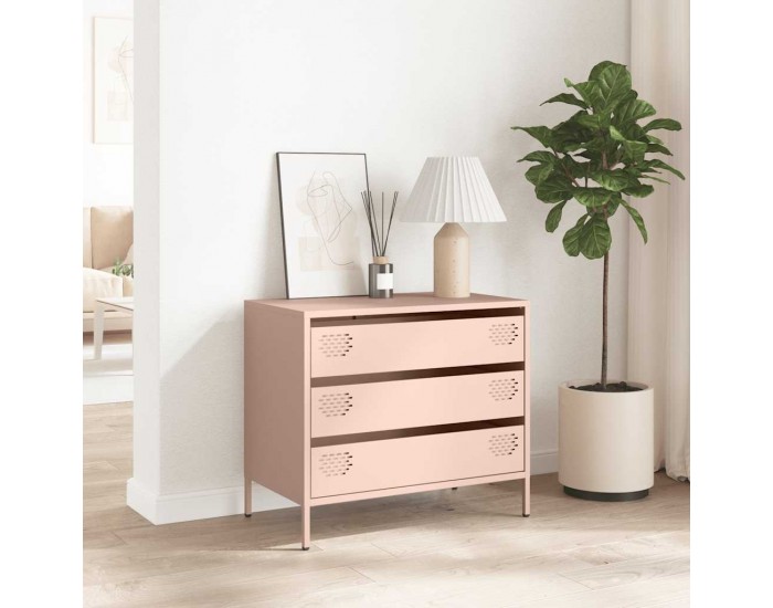 Sonata H Бюфет, розов, 68x39x58,5 см, студеновалцувана стомана