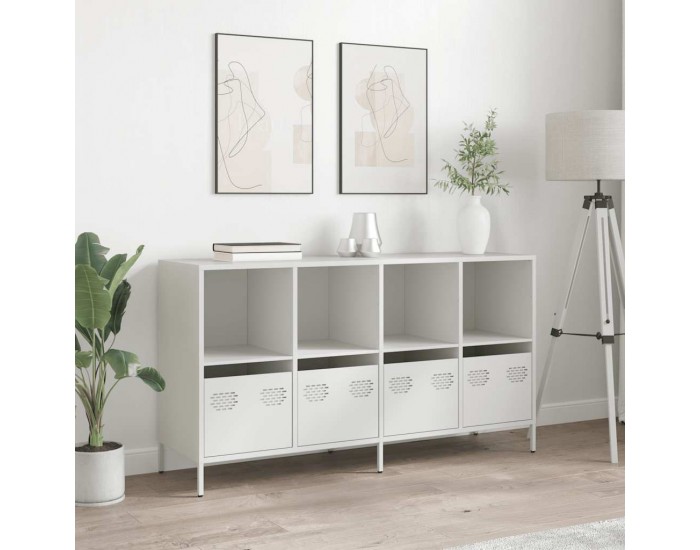 Sonata H Бюфет, бял, 135x39x73,5 см, студеновалцувана стомана Sonata H Бюфет, бял, 135x39x73,5 см, студеновалцувана стомана