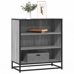 Sonata H Шкаф Grey Sonoma 68x35x76 cm Изработена дървесина и метал - Шкафове, Витрини, Модулни секции