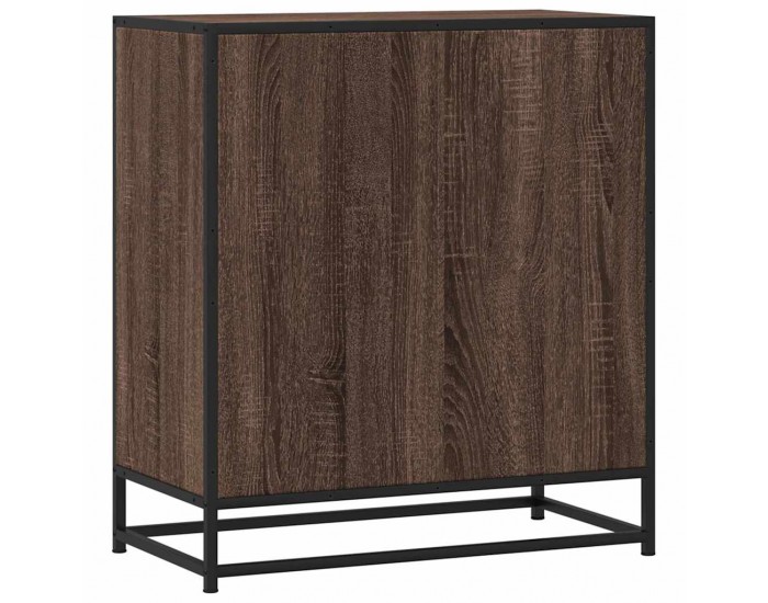 Sonata H Бюфет Кафяв дъб 68x35x76 cm Изработена дървесина и метал