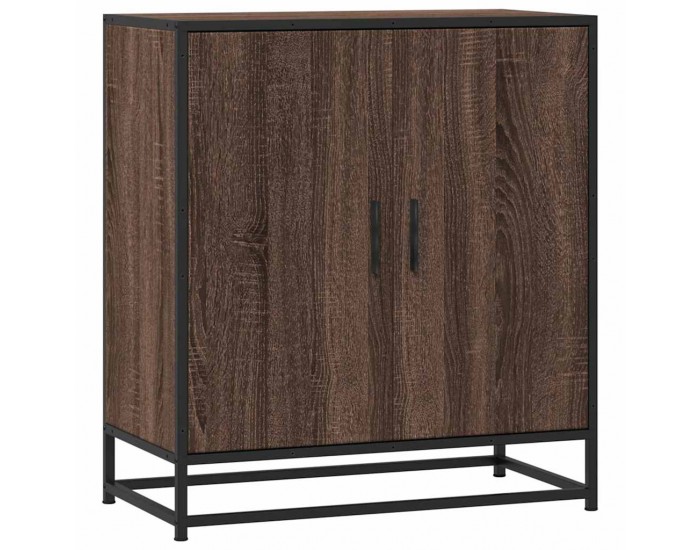 Sonata H Бюфет Кафяв дъб 68x35x76 cm Изработена дървесина и метал