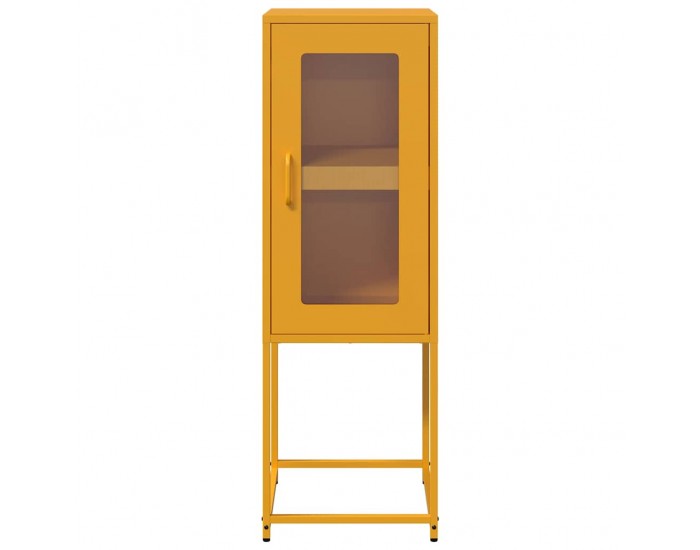 Sonata H Шкаф Горчица Жълто 36x39x107 cm Студено валцувана стомана