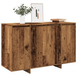 Sonata H Шкаф за хранене Old Wood 120x41x75 cm Инженерна дървесина - Шкафове, Витрини, Модулни секции