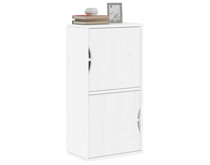 Sonata H Страничен шкаф ODDA White 40x24x79 cm Масивна дървесина Бор Sonata H Страничен шкаф ODDA White 40x24x79 cm Масивна дървесина Бор