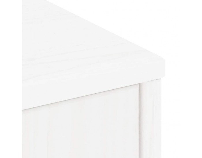Sonata H Страничен шкаф ODDA White 40x24x79 cm Масивна дървесина Бор Sonata H Страничен шкаф ODDA White 40x24x79 cm Масивна дървесина Бор