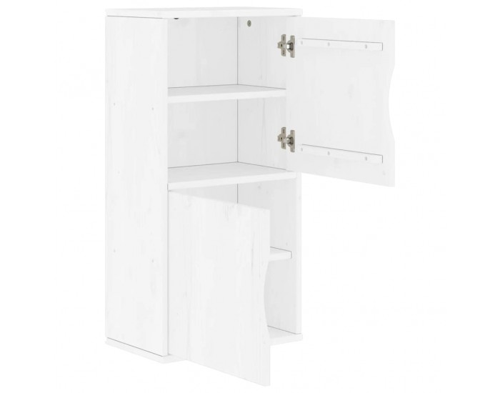 Sonata H Страничен шкаф ODDA White 40x24x79 cm Масивна дървесина Бор Sonata H Страничен шкаф ODDA White 40x24x79 cm Масивна дървесина Бор