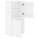 Sonata H Страничен шкаф ODDA White 40x24x79 cm Масивна дървесина Бор Sonata H Страничен шкаф ODDA White 40x24x79 cm Масивна дървесина Бор