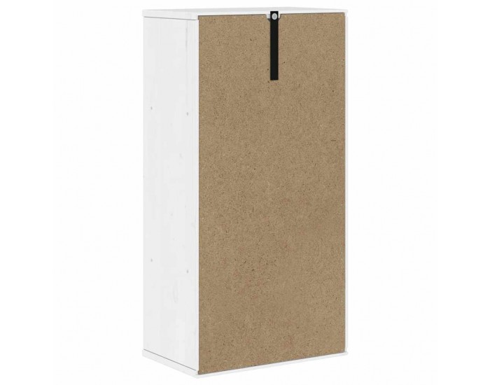 Sonata H Страничен шкаф ODDA White 40x24x79 cm Масивна дървесина Бор Sonata H Страничен шкаф ODDA White 40x24x79 cm Масивна дървесина Бор