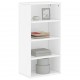 Sonata H Страничен шкаф ODDA White 40x24x79 cm Масивна дървесина Бор Sonata H Страничен шкаф ODDA White 40x24x79 cm Масивна дървесина Бор