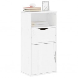 Sonata H Страничен шкаф с чекмедже ODDA White 40x24x79 cm - Шкафове, Витрини, Модулни секции