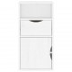 Sonata H Страничен шкаф с чекмедже ODDA White 40x24x79 cm Sonata H Страничен шкаф с чекмедже ODDA White 40x24x79 cm