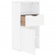 Sonata H Страничен шкаф с чекмедже ODDA White 40x24x79 cm Sonata H Страничен шкаф с чекмедже ODDA White 40x24x79 cm