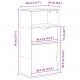 Sonata H Страничен шкаф с чекмедже ODDA White 40x24x79 cm Sonata H Страничен шкаф с чекмедже ODDA White 40x24x79 cm