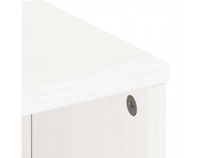 Sonata H Страничен шкаф с чекмедже ODDA White 40x24x79 cm Sonata H Страничен шкаф с чекмедже ODDA White 40x24x79 cm