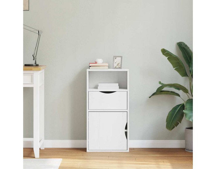 Sonata H Страничен шкаф с чекмедже ODDA White 40x24x79 cm Sonata H Страничен шкаф с чекмедже ODDA White 40x24x79 cm