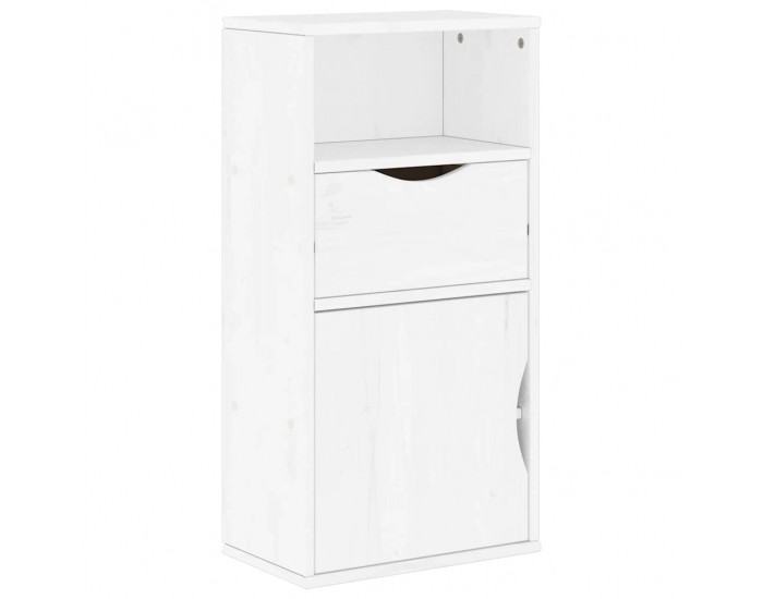 Sonata H Страничен шкаф с чекмедже ODDA White 40x24x79 cm Sonata H Страничен шкаф с чекмедже ODDA White 40x24x79 cm
