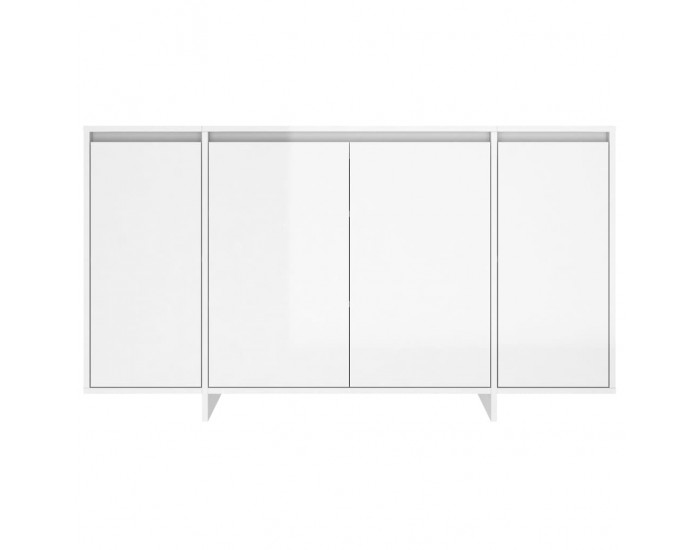 Sonata H Бюфет бял гланц 135x41x75 см инженерно дърво Sonata H Бюфет бял гланц 135x41x75 см инженерно дърво