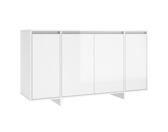 Sonata H Бюфет бял гланц 135x41x75 см инженерно дърво Sonata H Бюфет бял гланц 135x41x75 см инженерно дърво