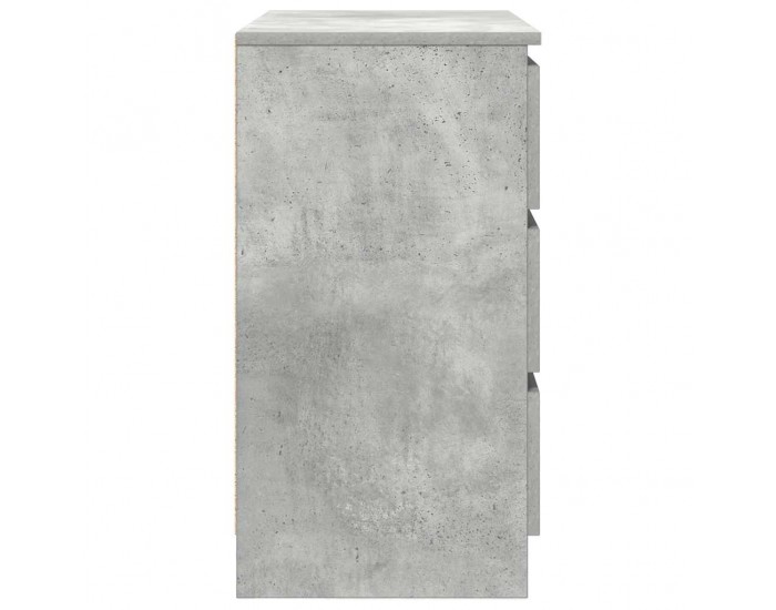 Sonata H Бюфет с чекмеджета, бетонно сив, 71x35x65 см, инженерно дърво Sonata H Бюфет с чекмеджета, бетонно сив, 71x35x65 см, инженерно дърво