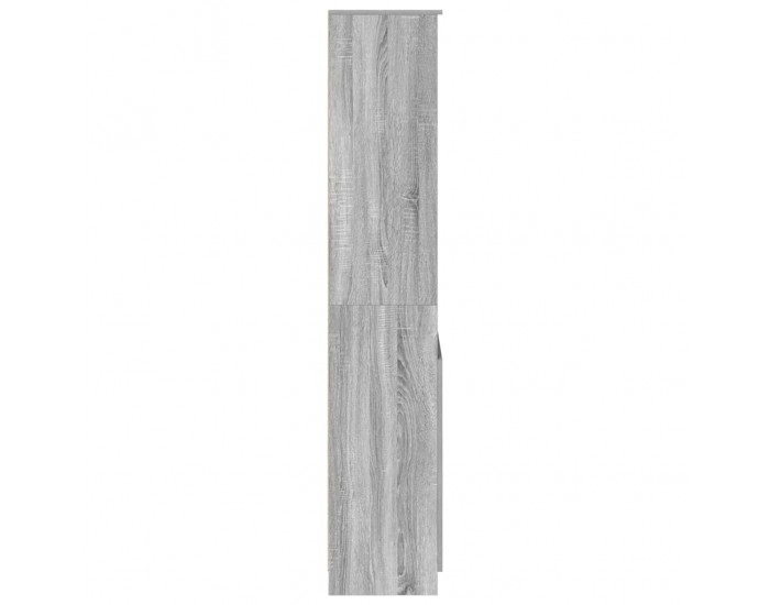 Sonata H Висок шкаф, сив сонома, 70x35x180 см, инженерно дърво