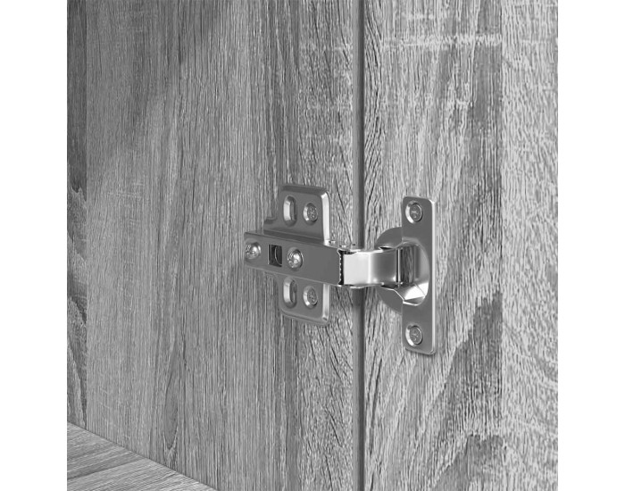 Sonata H Висок шкаф, сив сонома, 70x35x180 см, инженерно дърво