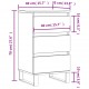 Sonata H Бюфет бял 40x35x70 см инженерно дърво Sonata H Бюфет бял 40x35x70 см инженерно дърво