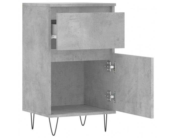 Sonata H Бюфет бетонно сив 40x35x70 см инженерно дърво