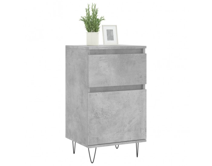 Sonata H Бюфет бетонно сив 40x35x70 см инженерно дърво